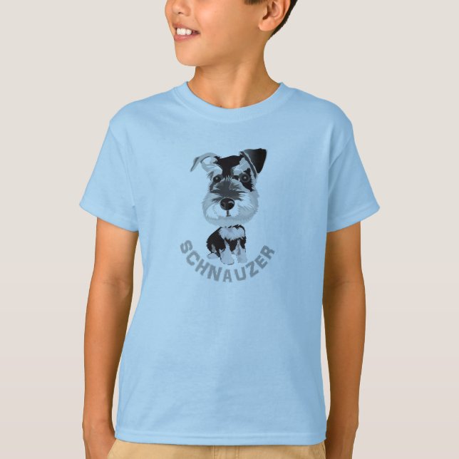 Dog Schnauzer T-Shirt (Vorderseite)
