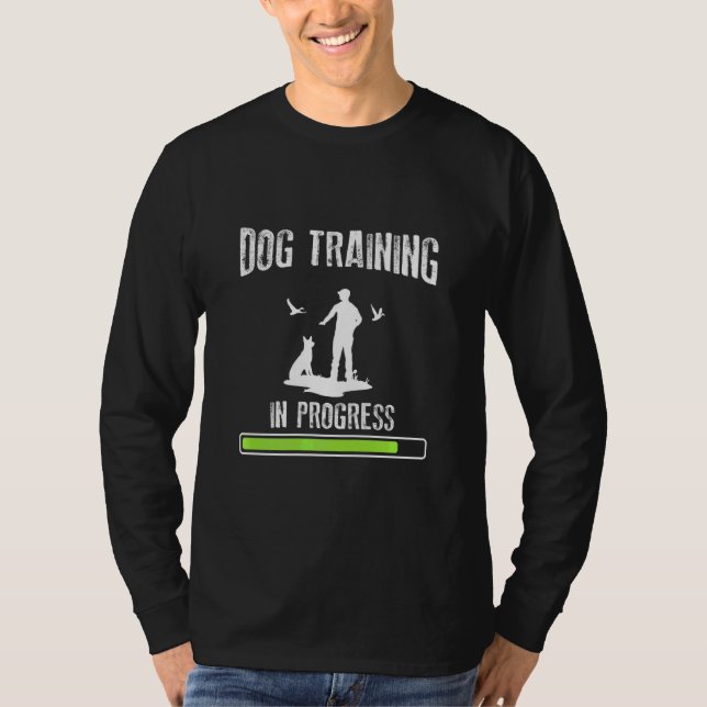 Dog-Schulung für den laufenden Hundetrainer T-Shirt (Vorderseite)