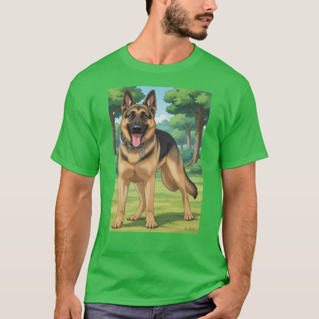 DOG SHEPHERD T-Shirt (Vorderseite)