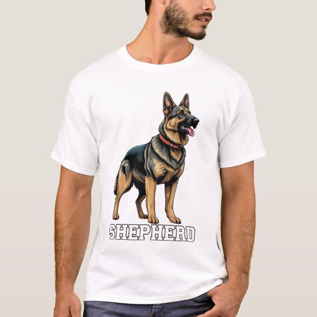 DOG SHEPHERD T-Shirt (Vorderseite)