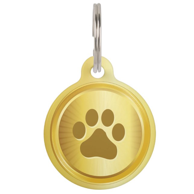 Dog Show Gewinner Goldmedaille Tiernamensmarke (Vorderseite)