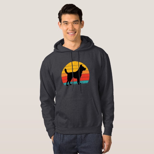 Dog Silhouette at Sunset Hoodie (Vorne ganz)