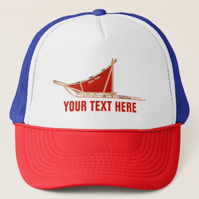 Dog Sled Truckerkappe (Vorderseite)