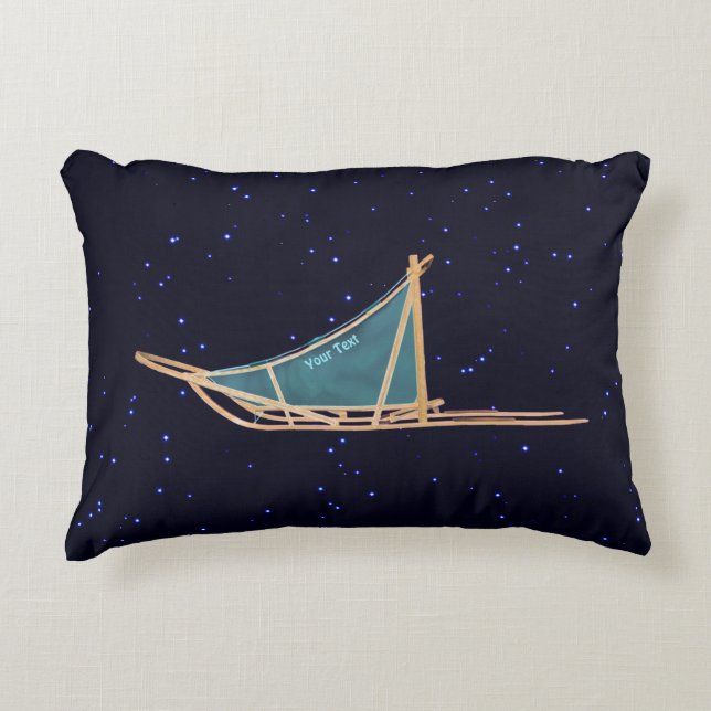 Dog Sled Zierkissen (Vorderseite)