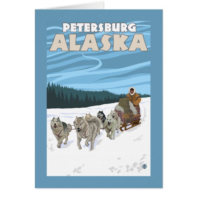 Dog Sledding Scene - Petersburg, Alaska (Vorne)