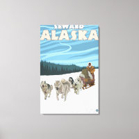 Dog Sledszene - Seward, Alaska