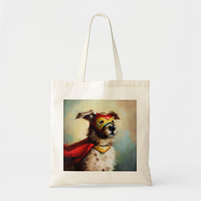 Dog Superhero Tragetasche (Vorne)