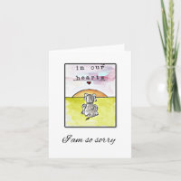 Dog Sympathy Card, Gedächtniskarte, Unterkunft