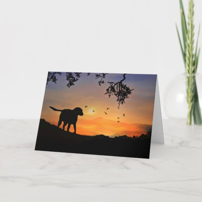 Dog Sympathy Card Karte (Vorderseite)