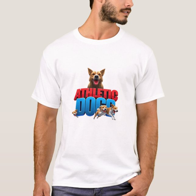 DOG T-SHIRT with adorable puppy illustrations,  (Vorderseite)