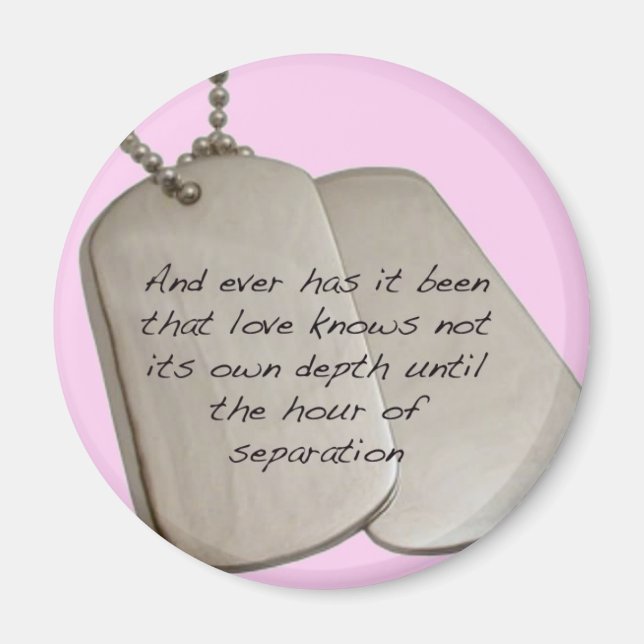 Dog-Tag Magnet (Vorne)