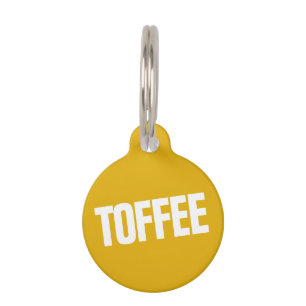 Dog Tag Modern Bold Haustiermarke