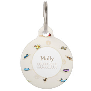Dog Toy Land Personalisiert Tiernamensmarke