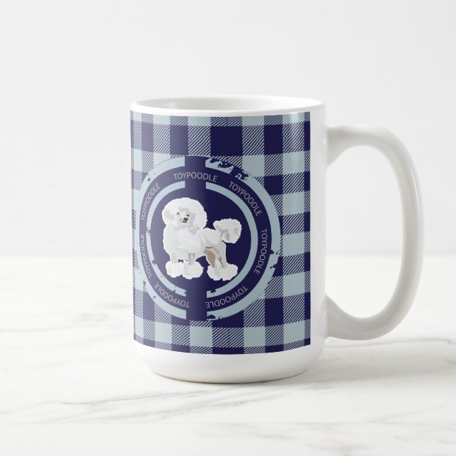 DOG TOY POODLE (BLUE) KAFFEETASSE (Rechts)