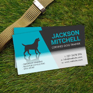 Dog Trainer - Canine Behaviorist Business Card Visitenkarte