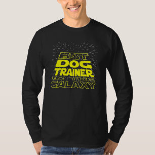 Dog Trainer Cool Galaxy Job T-Shirt