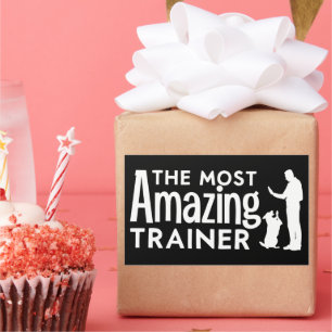 Dog Trainer Die Phantastischsten Trainer Funny Ges Rechteckiger Aufkleber