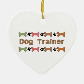Dog Trainer Keramikornament