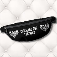 Dog Trainer Schwarz-weiß Paw Print