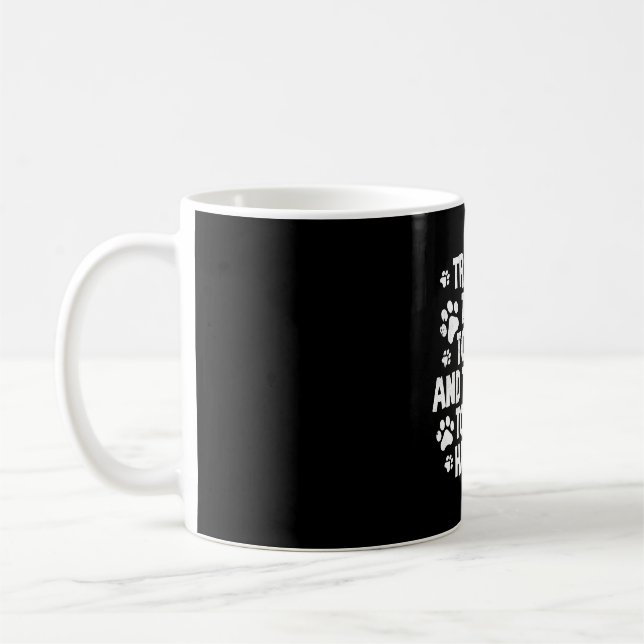 Dog-Trainer-Zitat Kaffeetasse (Links)