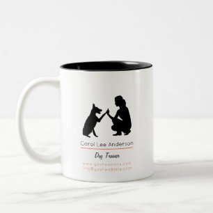 Dog Trainer Zweifarbige Tasse