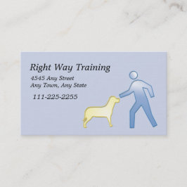 Dog Training Business Card Visitenkarte