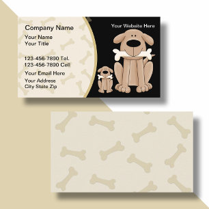 Dog Training Business Cards Visitenkarte