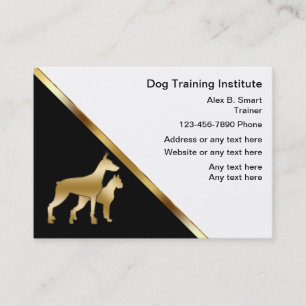 Dog Training Business Cards Visitenkarte