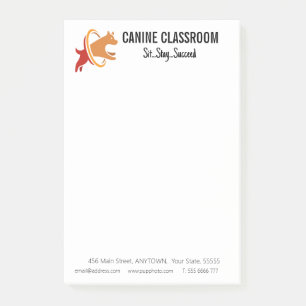Dog Training Business Custom Post-it Klebezettel