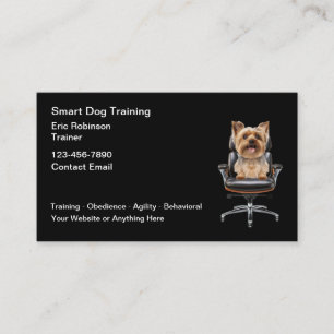 Dog Training Trendy Business Cards Visitenkarte