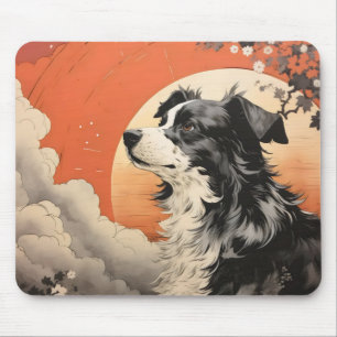Dog Ukiyo-e Mousepad