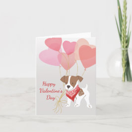 Dog Valentine Card Von Jack Russell Terrier Liebe Feiertagskarte
