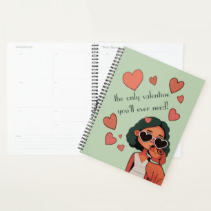 Dog Valentine Tote Bag Planer