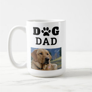 Dog Vater Paw Print Foto Kaffeetasse