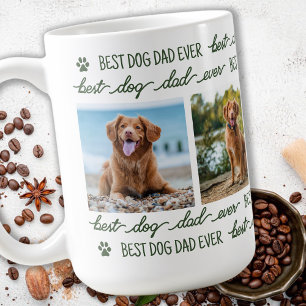 DOG-VATER - Personalisiertes Haustier 4 FotoCollag Kaffeetasse