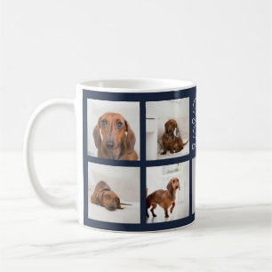 Dog Vater PW Print acht Fotos benutzerdefiniert Kaffeetasse