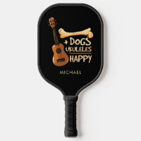 Dog Vater Ukulele Player Musician Personalisiert