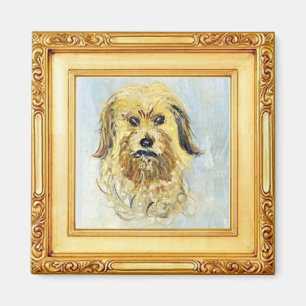 Dog von Claude Monet Magnet