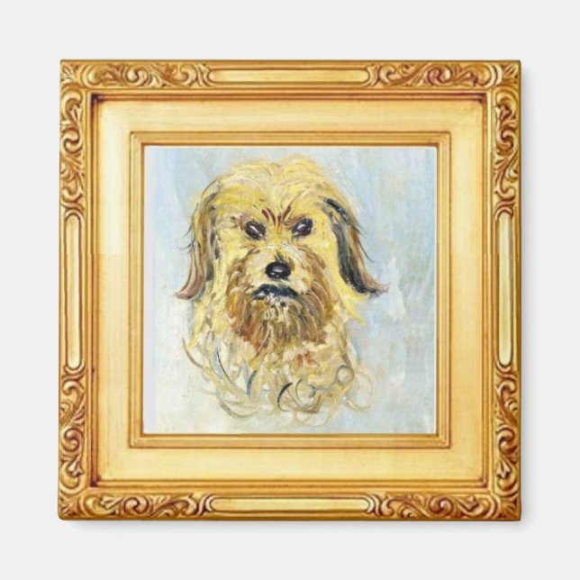 Dog von Claude Monet Magnet (Vorne)