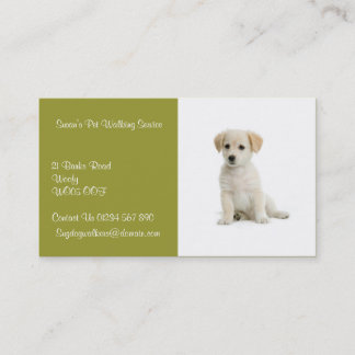 Dog Walker Business Card Visitenkarte