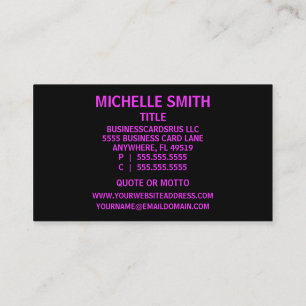 Dog Walker Damask Business Card Visitenkarte