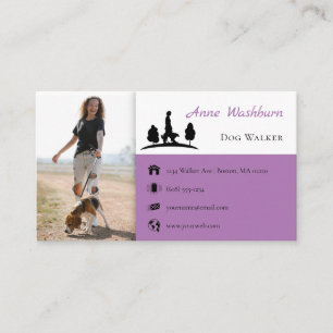 Dog Walker   Dog Trainer   Pflege von Haustieren Visitenkarte
