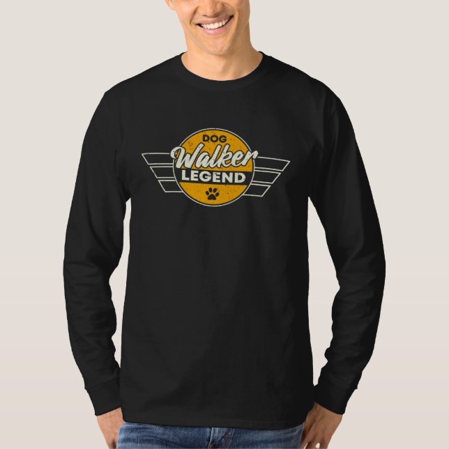 Dog Walker Legend Dog Trainer T-Shirt (Vorderseite)