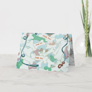 Dog Walker Pet Sitter Danke Knochen Illustriert