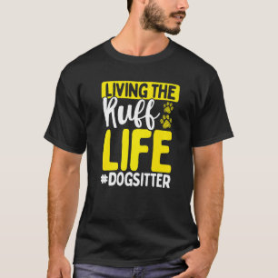 Dog Walker Pet Sitzen Beruflicher Dog Sitter T-Shirt