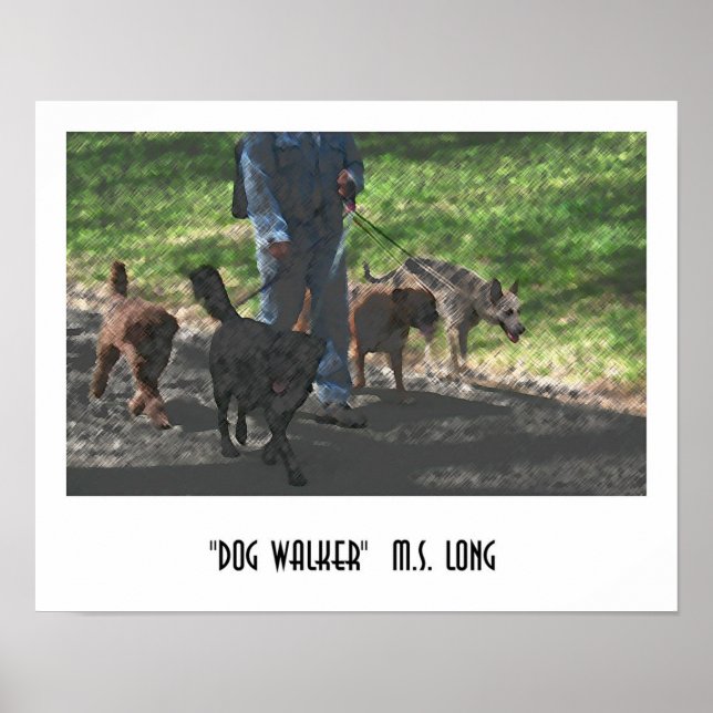 Dog Walker Poster (Vorne)