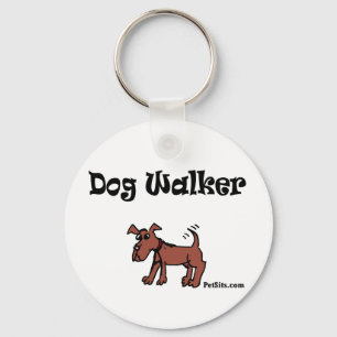Dog Walker Schlüsselanhänger