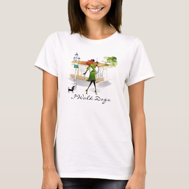 Dog Walker T - Shirt (Vorderseite)