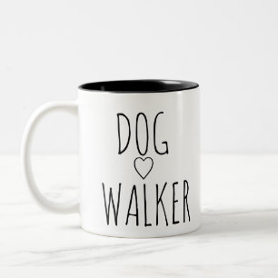 DOG WALKER ZWEIFARBIGE TASSE