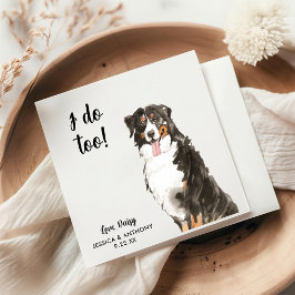 Dog Wedding Cocktail Napkins Serviette